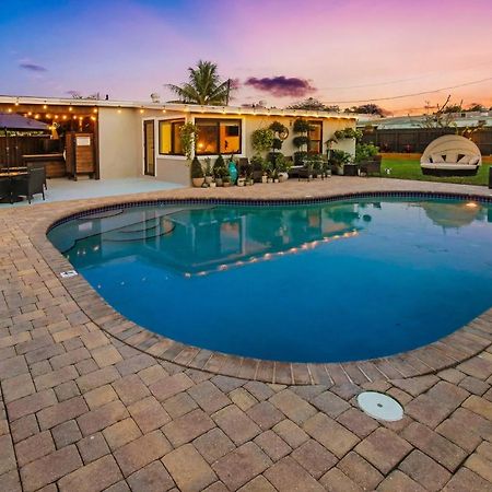 Private Heated Pool Oasis Pet-Friendly Retreat Short Or Long Stays Sleeps 2-8 Ppl Pompano Beach Buitenkant foto