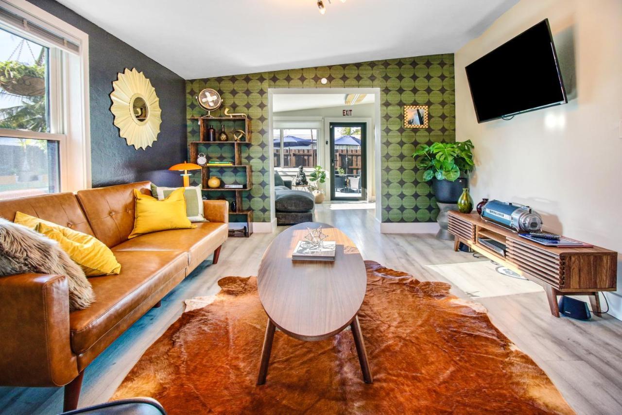 Private Heated Pool Oasis Pet-Friendly Retreat Short Or Long Stays Sleeps 2-8 Ppl Pompano Beach Buitenkant foto